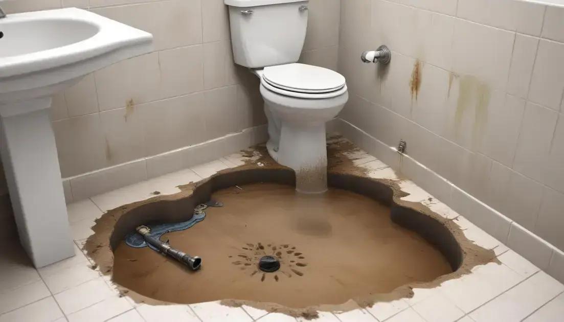 Consequências de não desentupir o ralo do chuveiro a tempo