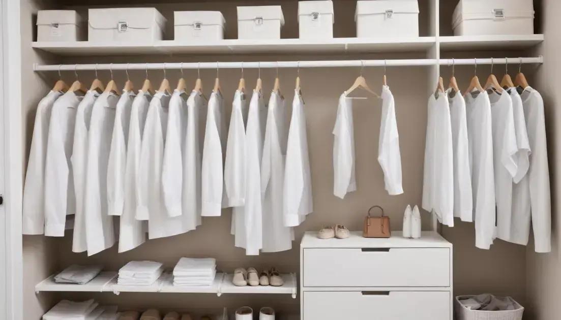 Como armazenar roupas brancas para evitar o encardido Como armazenar roupas brancas para evitar o encardido
