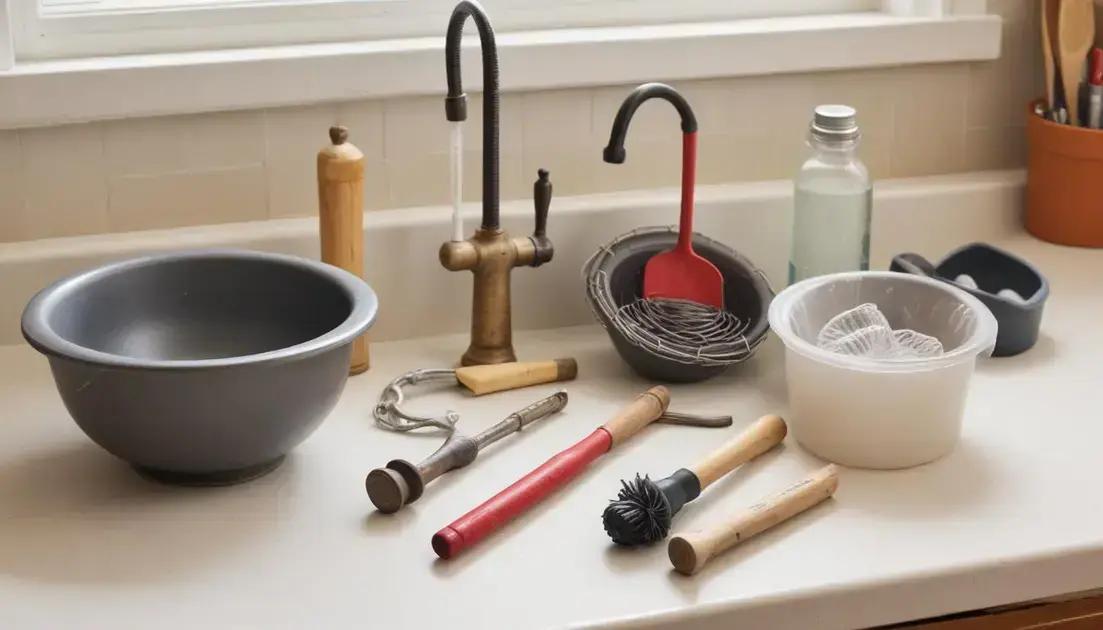 Alternativas além da garrafa pet para desentupir pia Alternativas além da garrafa pet para desentupir pia