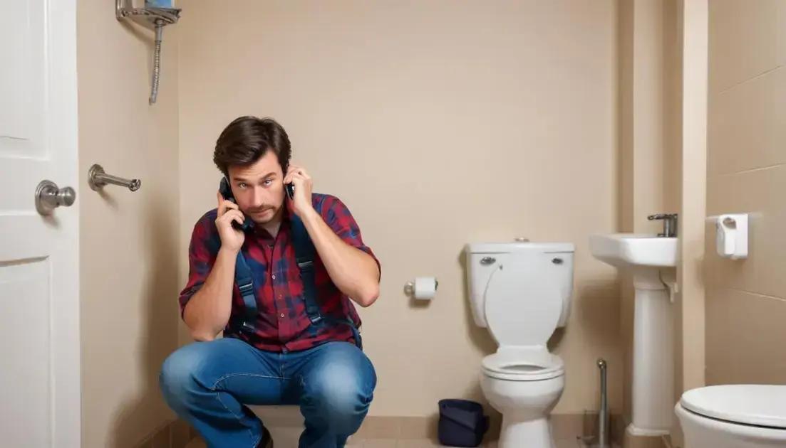 Quando chamar um profissional para desentupir privada